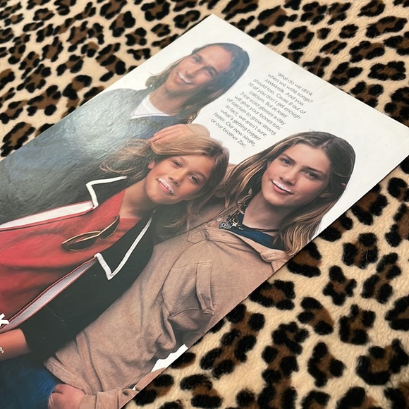 1997 HANSON Vintage Milk Mustache Print Ad Magazine Frame 90s Y2K Pop Music - Picture 6 of 12